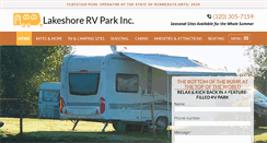 Desktop Screenshot of lakeshorervpark.com